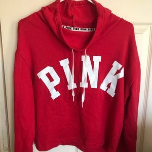 PINK Victoria’s Secret red sweatshirt sz Small